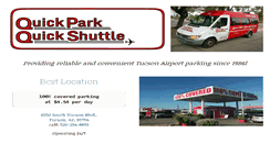 Desktop Screenshot of airportparkingtucson.com